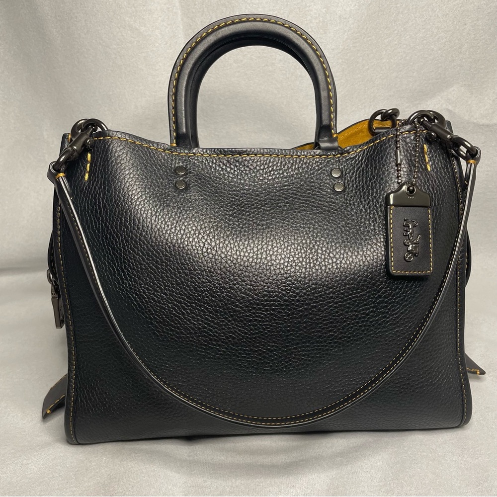 Coach 1941 Rogue Pebble Leather Tote Handbag